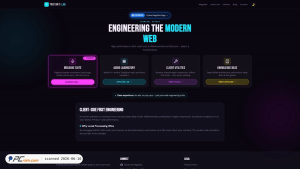 tyfmegaoke.com screenshot
