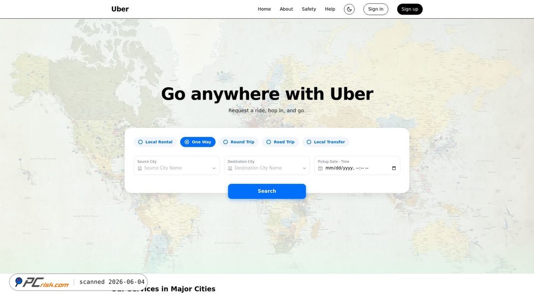 Screenshot of uber-clone-ur.vercel.app