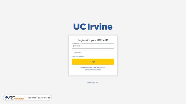 Capture d’écran de uci.questionpro.com