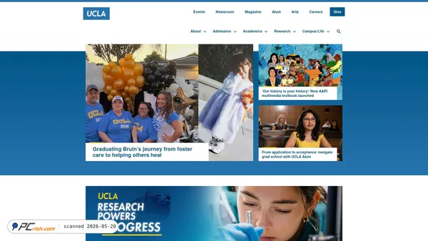 ucla.edu screenshot