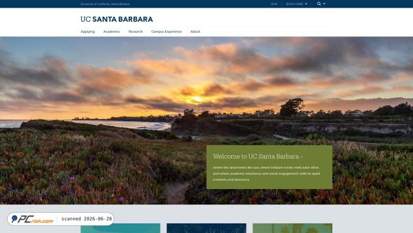 ucsb.edu screenshot