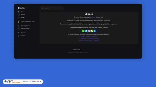 uflix.to screenshot