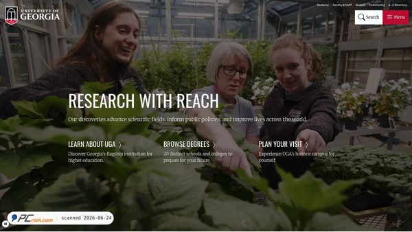 uga.edu screenshot