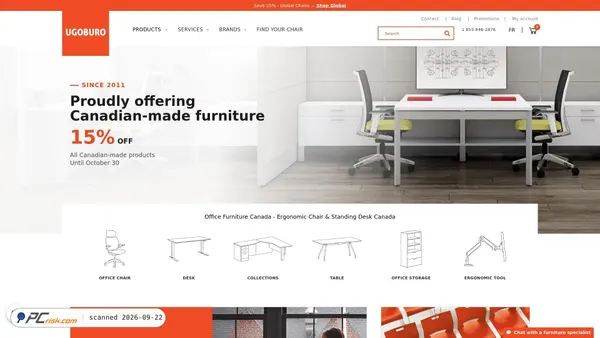 ugoburo.ca screenshot