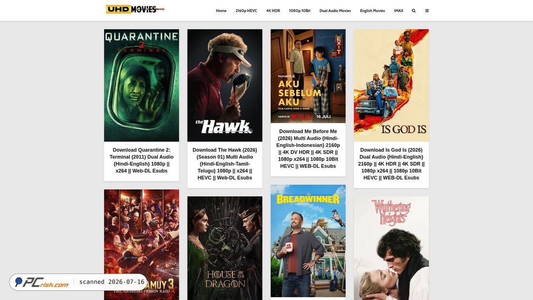 Screenshot of uhdmovies.casa