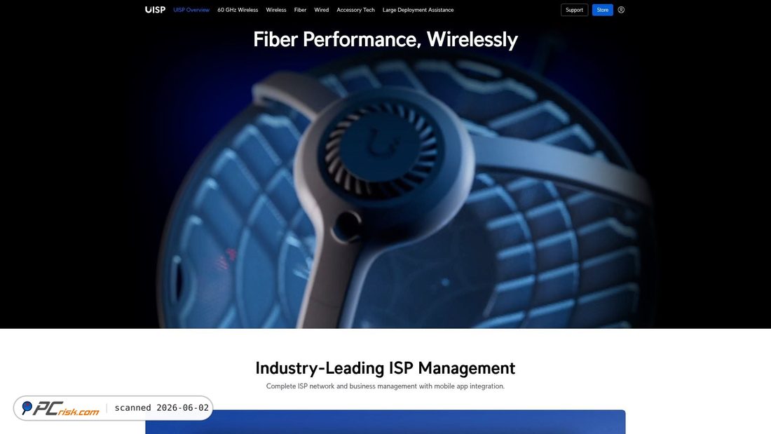 Screenshot of uisp.com