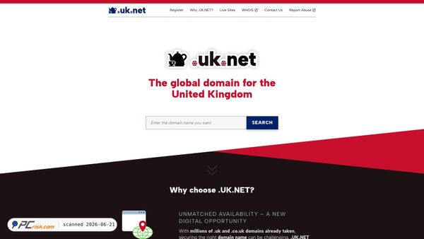 uk.net screenshot