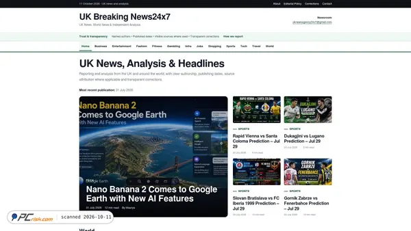 Captura de ukbreakingnews24x7.com
