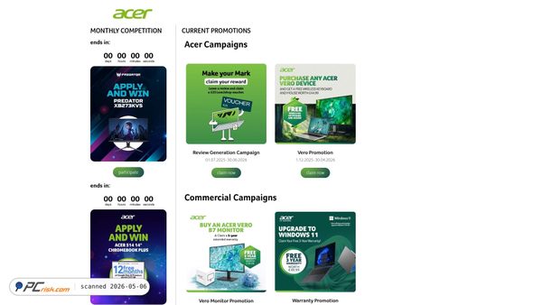 uknew.acergolfcup.pl screenshot
