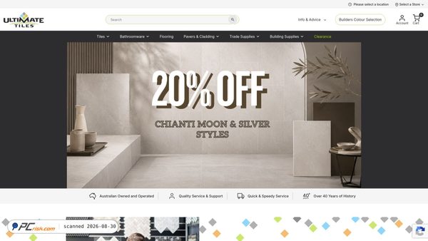 ultimatetiles.com.au Screenshot