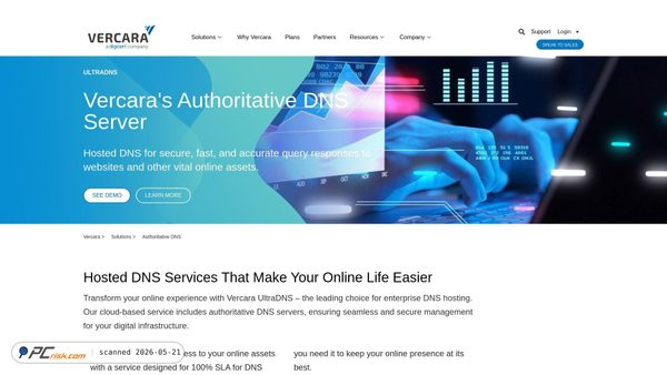 ultradns.com screenshot
