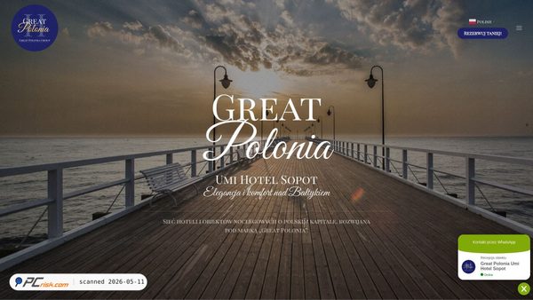 umihotel.greatpolonia.pl screenshot