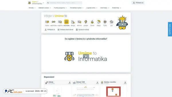 Captura de umimeinformatiku.cz