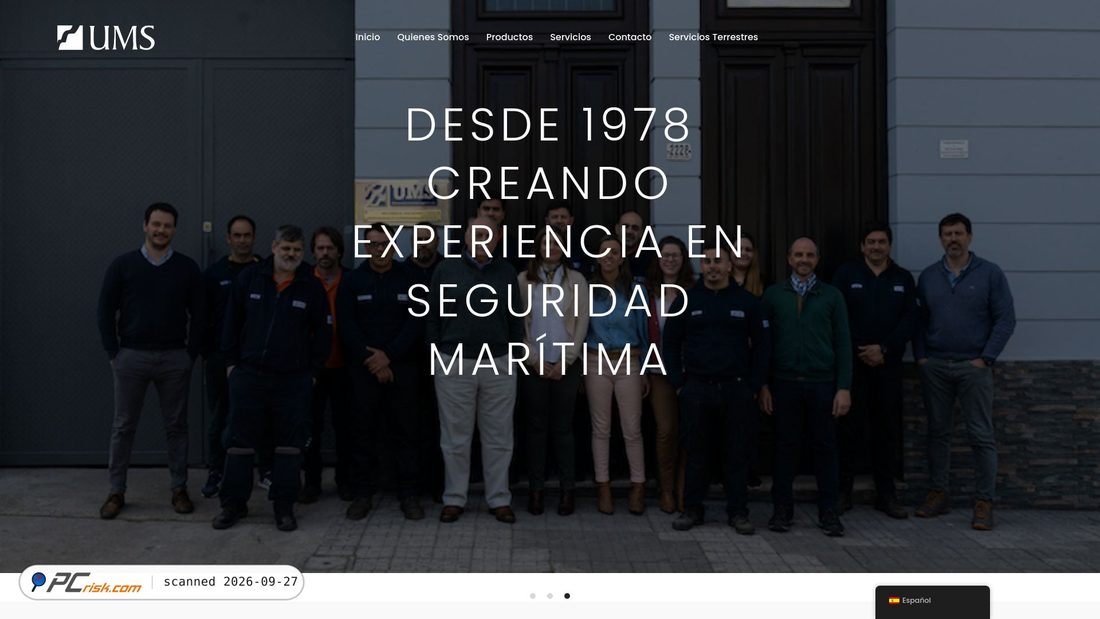 Captura de ecrã de ums.com.uy