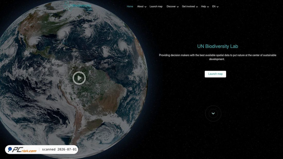 Screenshot of unbiodiversitylab.org