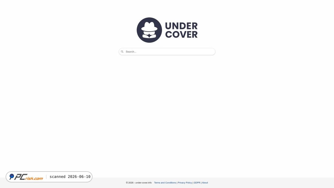 Screenshot of under-cover.info