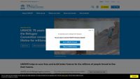 unhcr.org screenshot