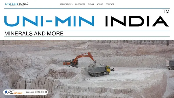 uni-minindia.com screenshot