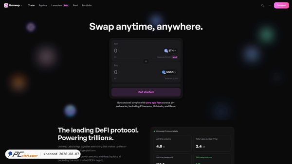 uniswaprotocols.top screenshot