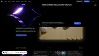 unity.com screenshot