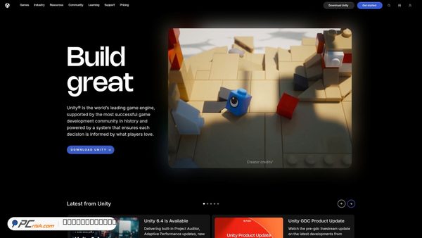 unity3d.com screenshot