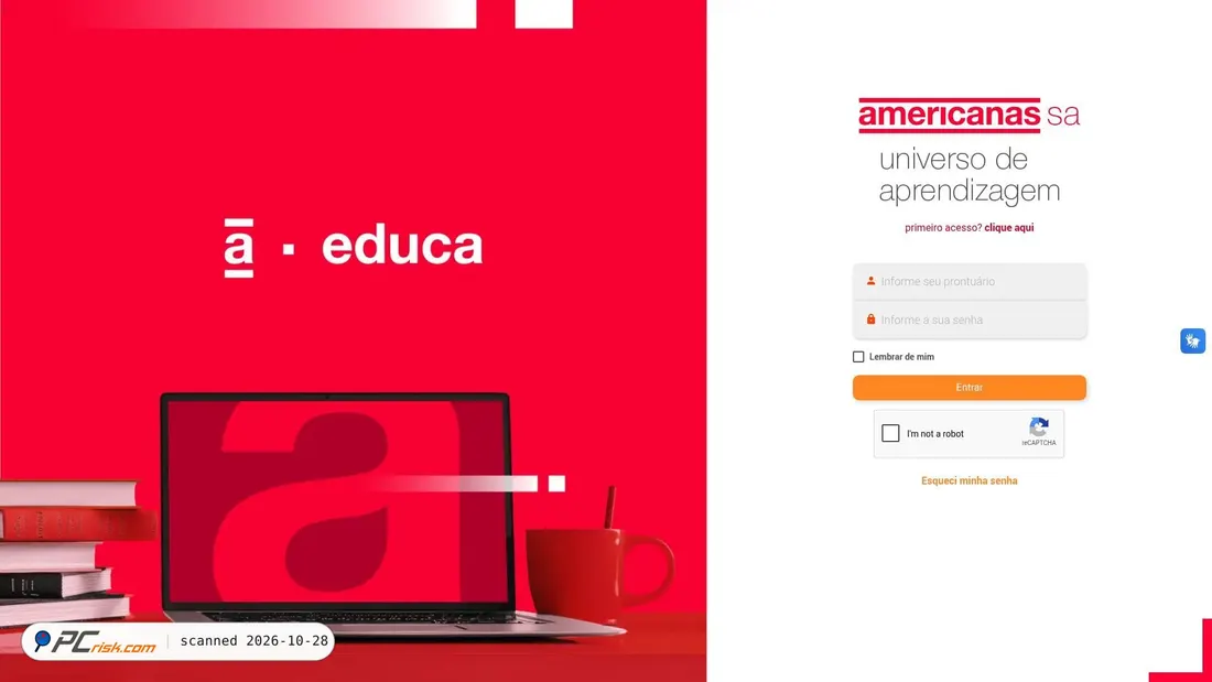Screenshot di universoamericanas.neolude.com.br