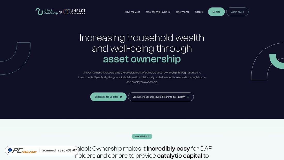 Screenshot of unlockownership.org