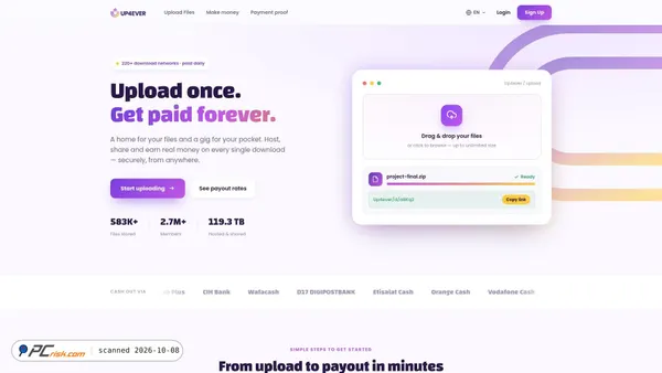Zrzut ekranu up-4ever.net