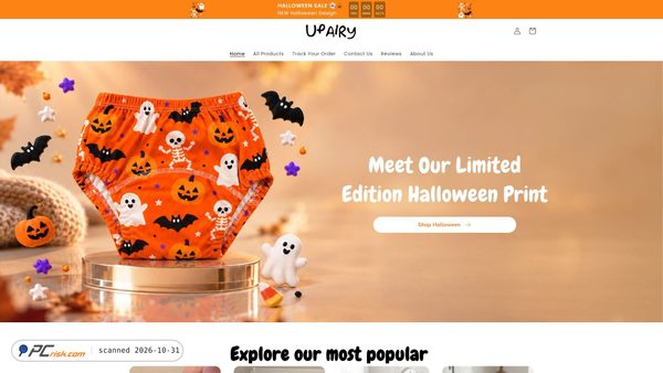 Capture d’écran de upairy.com