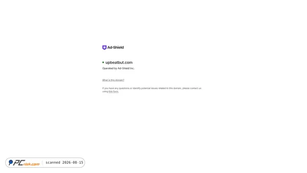 upbeatbut.com screenshot