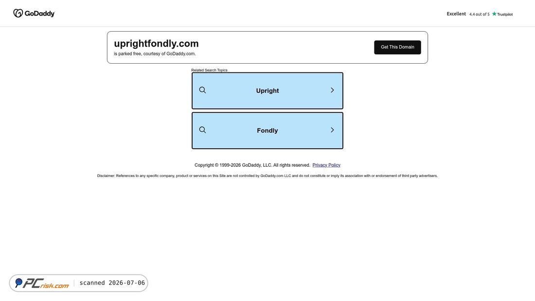 Screenshot of uprightfondly.com