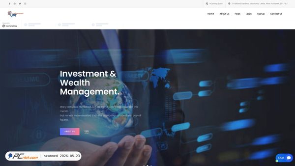 uptradeinvestment.com screenshot