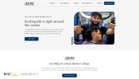 urbanbarbercollege.com screenshot