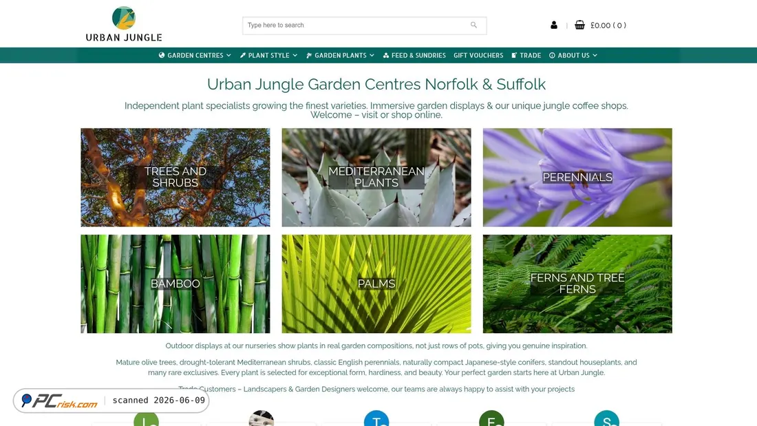 Screenshot of urbanjungle.uk.com