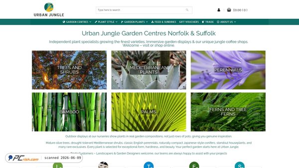 urbanjungle.uk.com screenshot