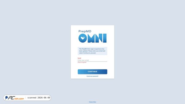 us-auth.prepmdrms.com screenshot