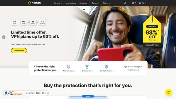 us.norton.com screenshot