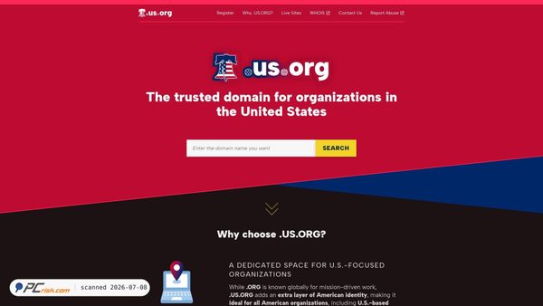 us.org screenshot