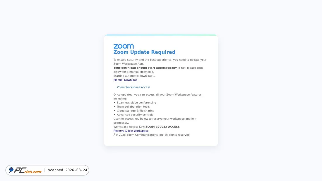 Screenshot of us05webosportalzoomworkspacemeeting-live-invitation-m90x76.pages.dev