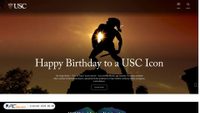 usc.edu screenshot