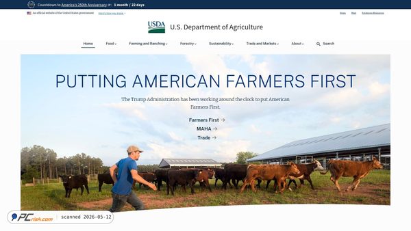 usda.gov screenshot