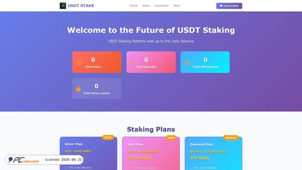 usdtstake.app screenshot