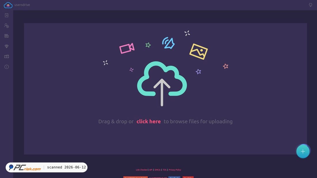 Screenshot von usersdrive.com