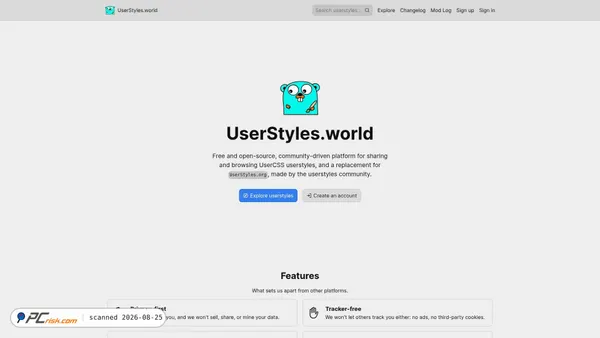 userstyles.world screenshot