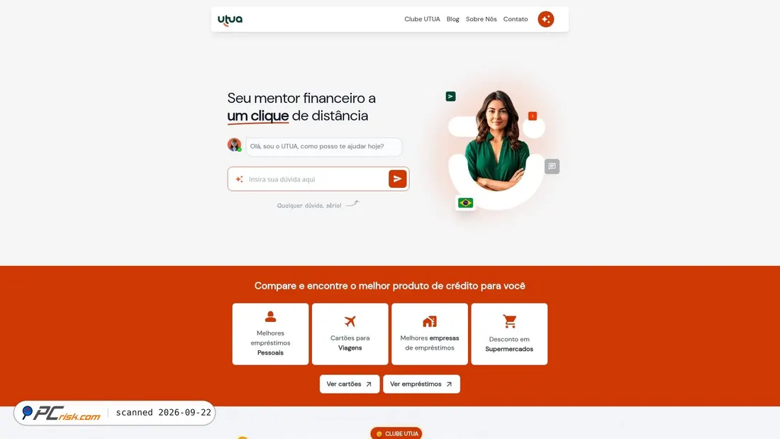 Screenshot of utua.com.br