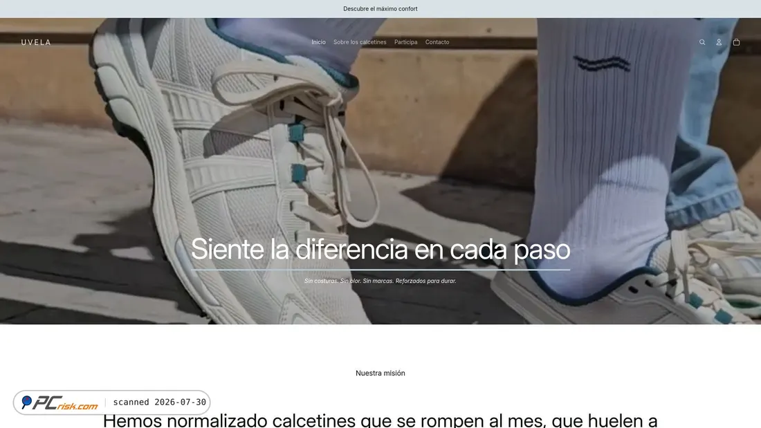 Screenshot of uvela.es