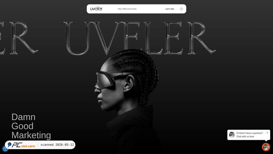 Screenshot von uveler.com