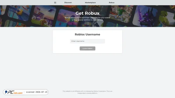 v0-robloxi.vercel.app screenshot