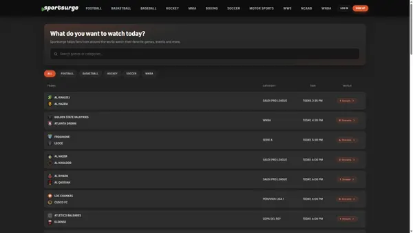 v2.sportsurge.net screenshot