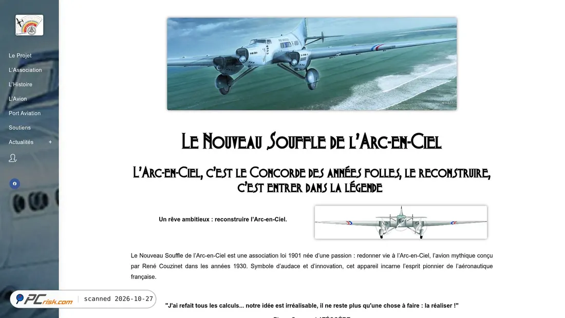 Screenshot of v2026.nvsouffle-aec.asso.fr